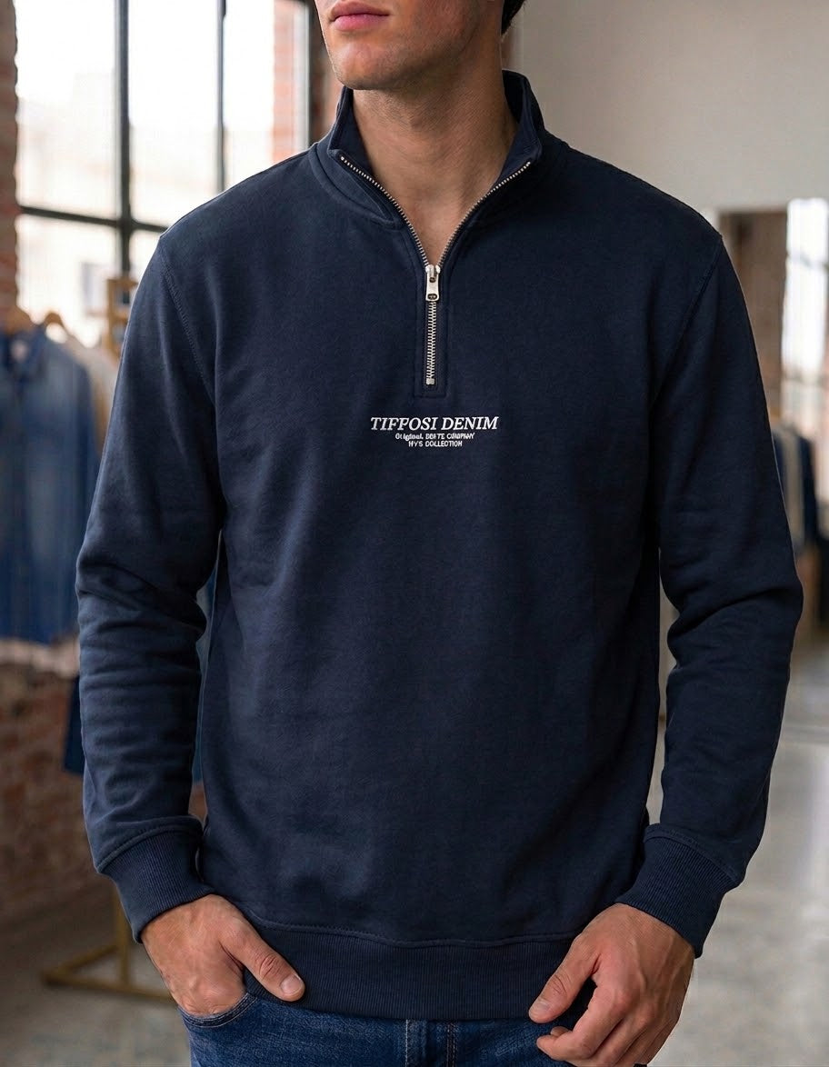 Sudadera Tiffosi media cremallera