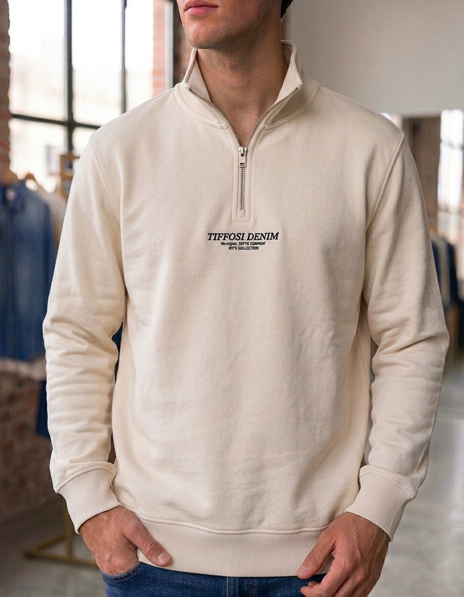 Sudadera Tiffosi media cremallera