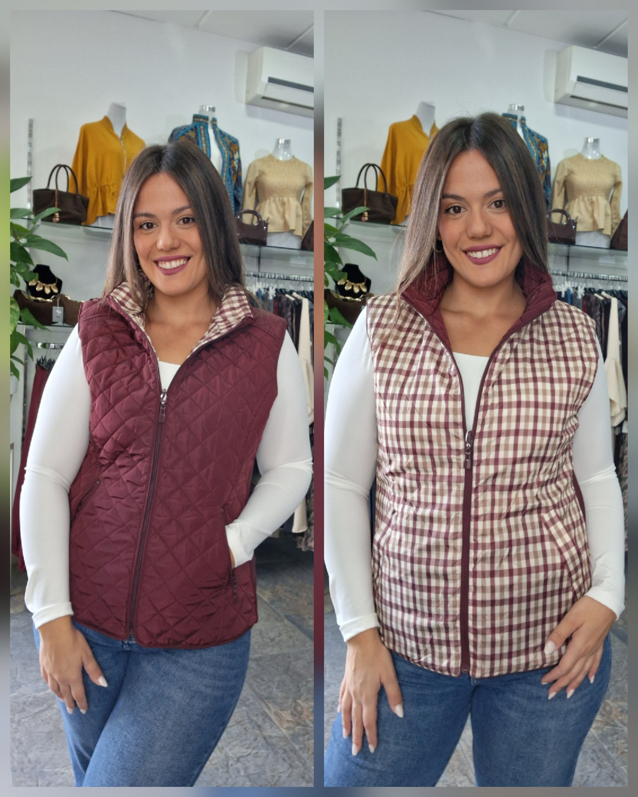 Chaleco reversible