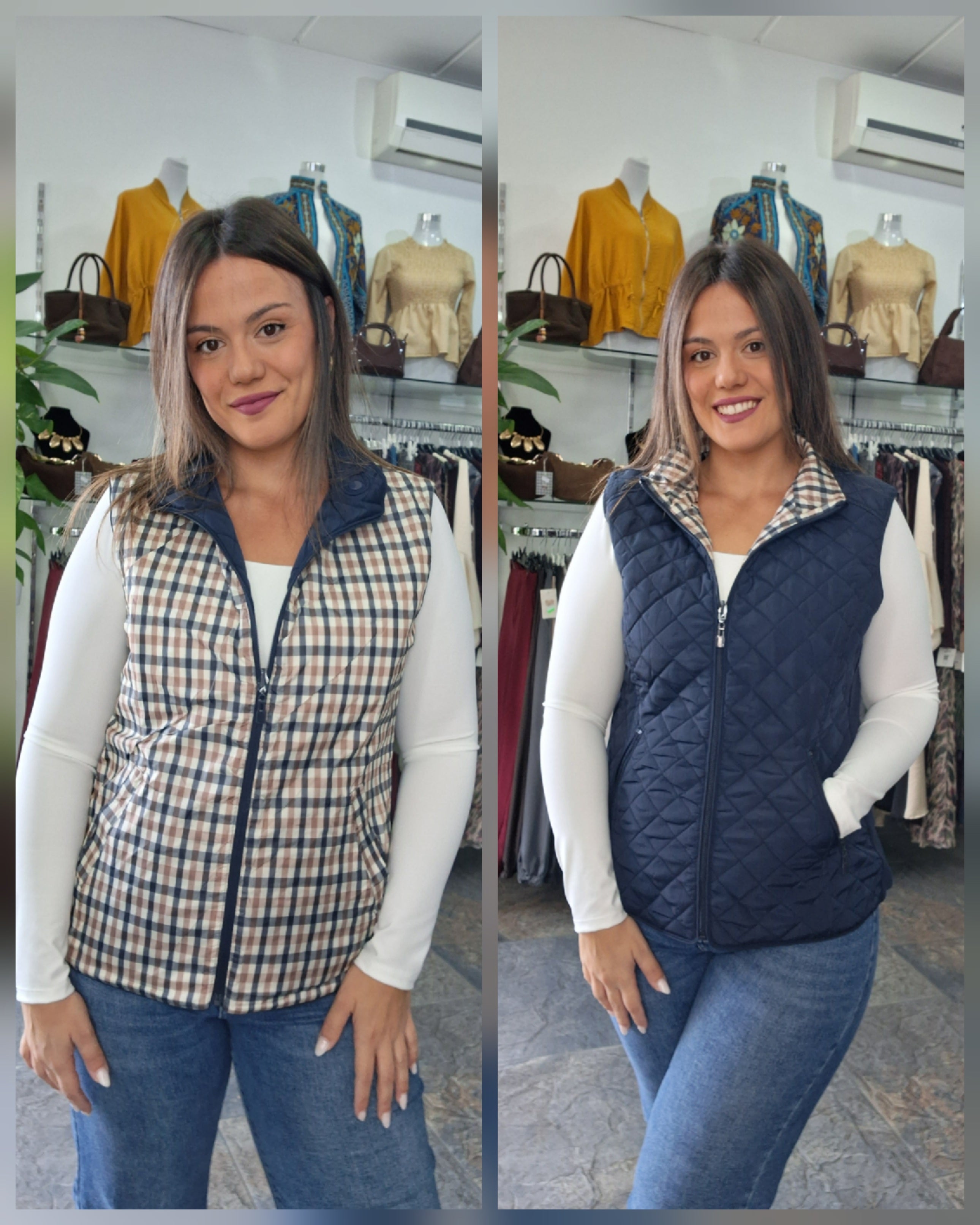 Chaleco reversible