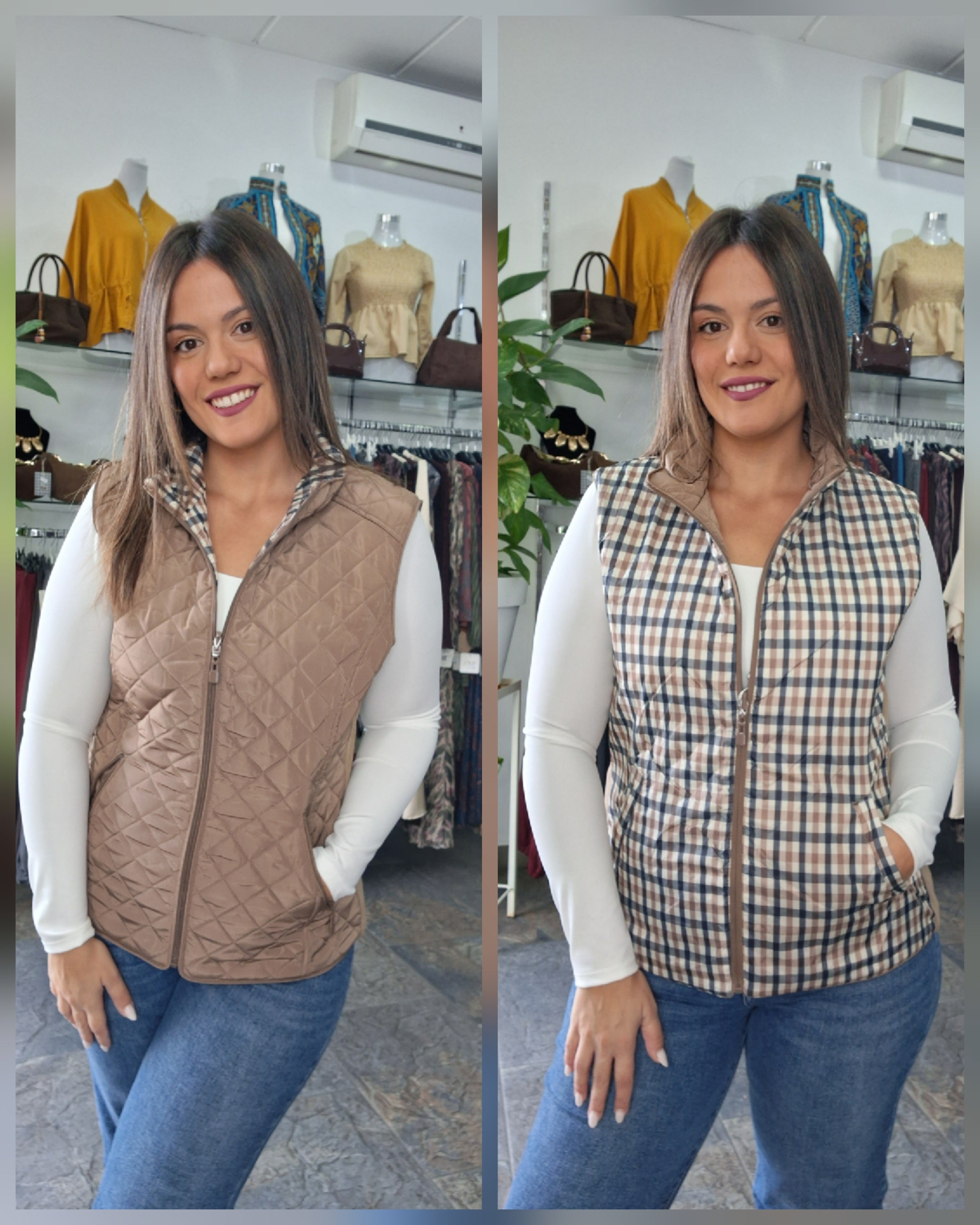 Chaleco reversible