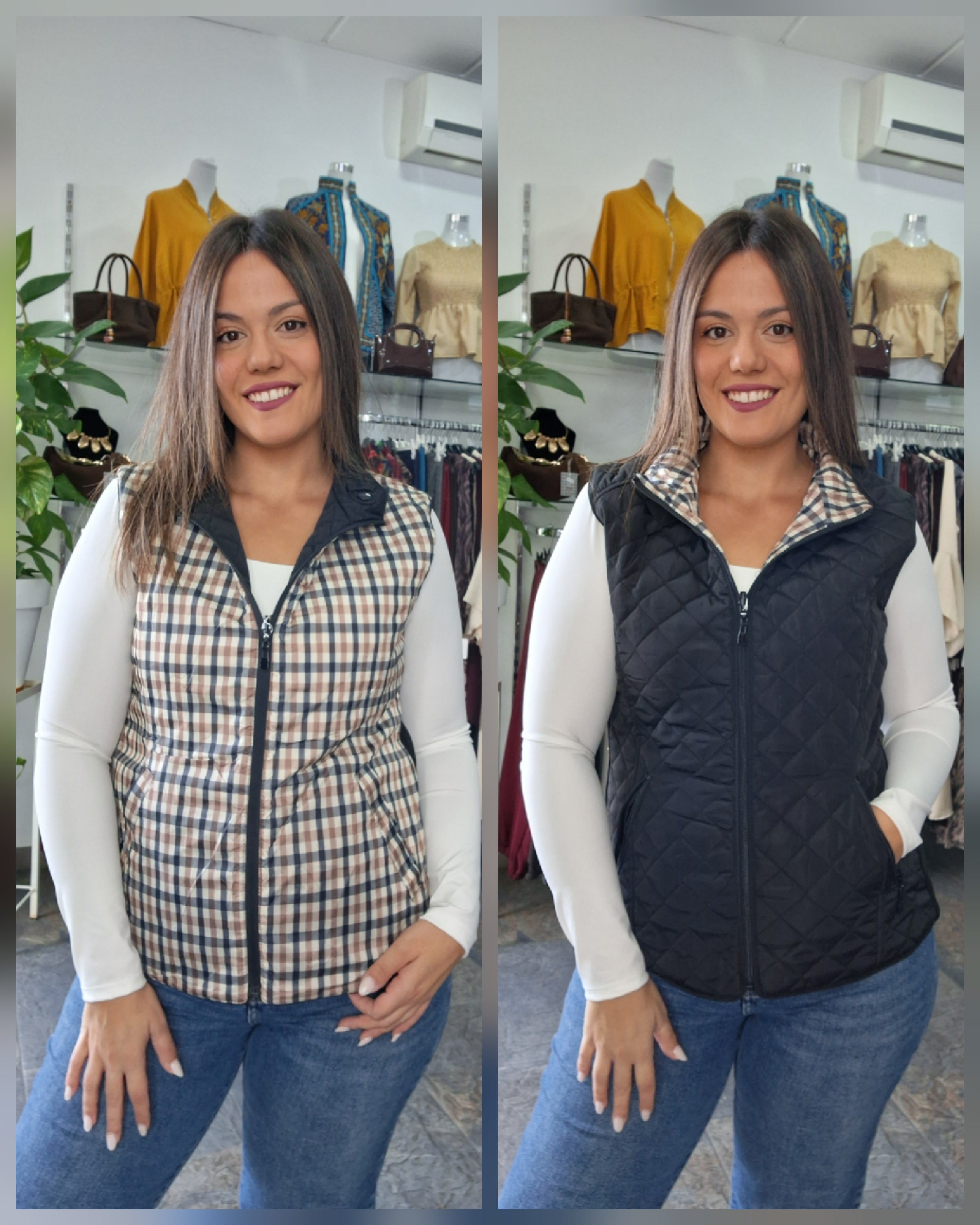 Chaleco reversible