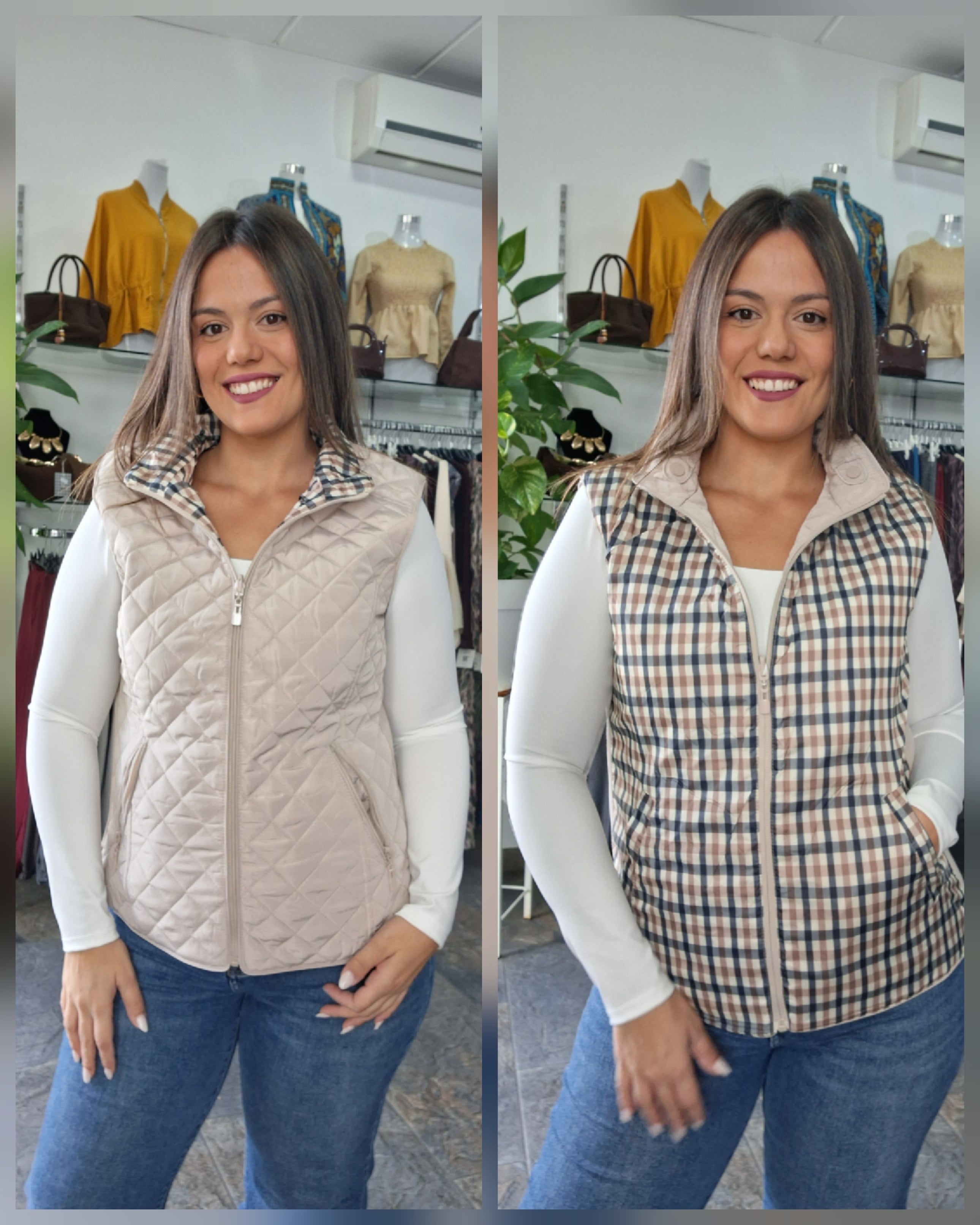 Chaleco reversible