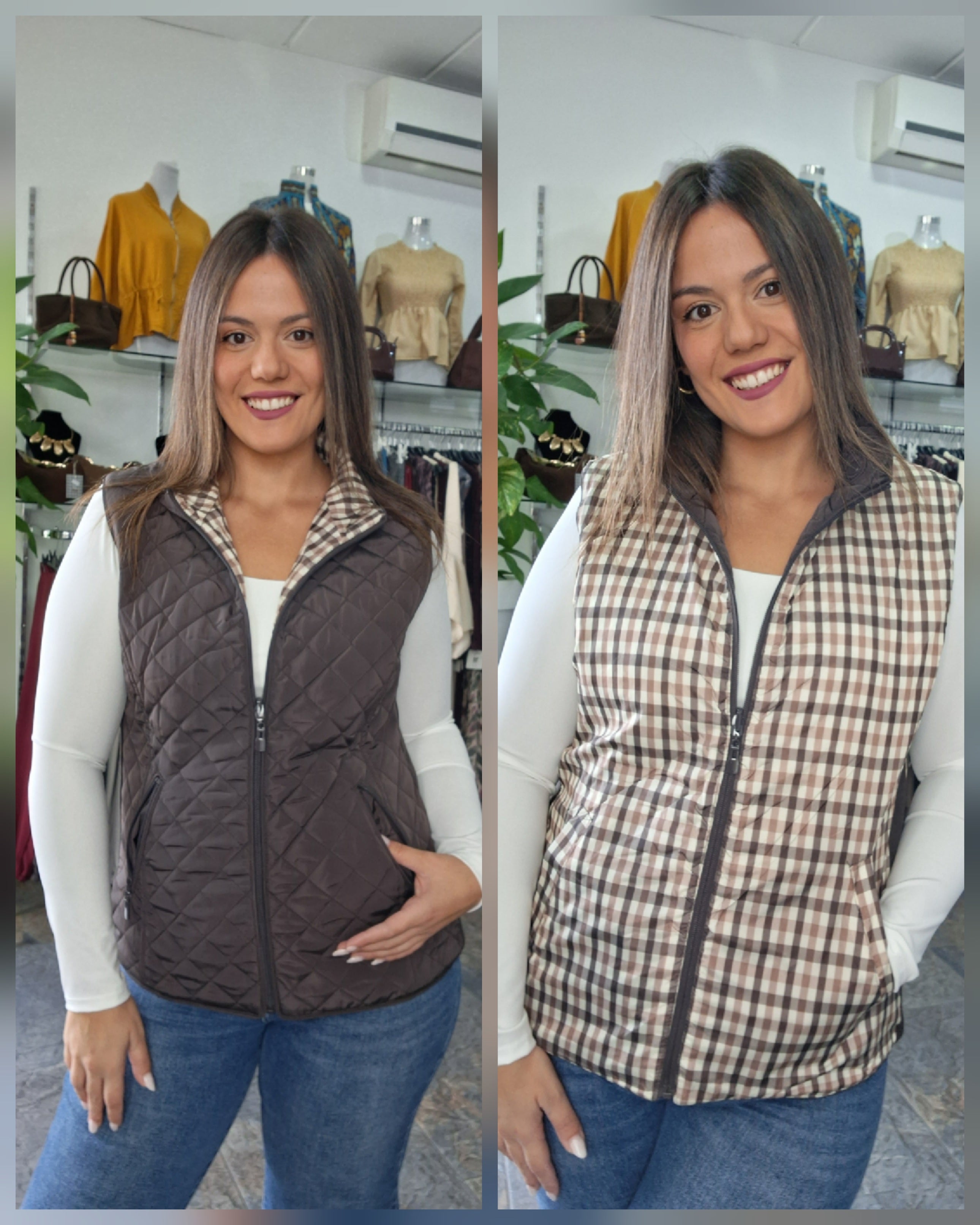 Chaleco reversible