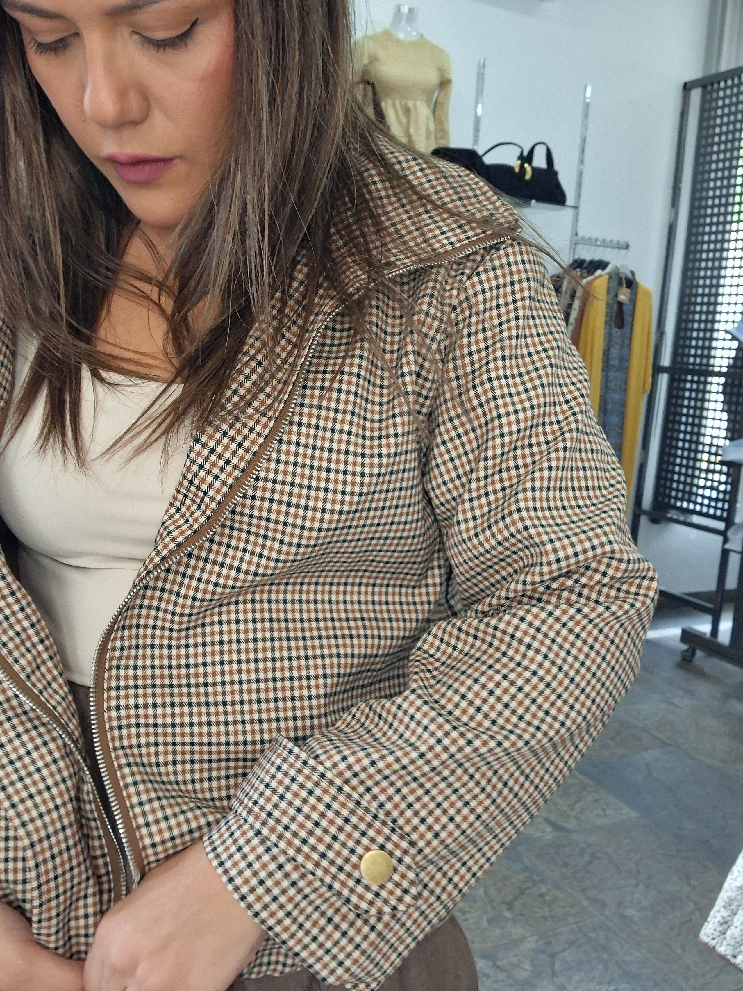 CHAQUETA PATA DE GALLO