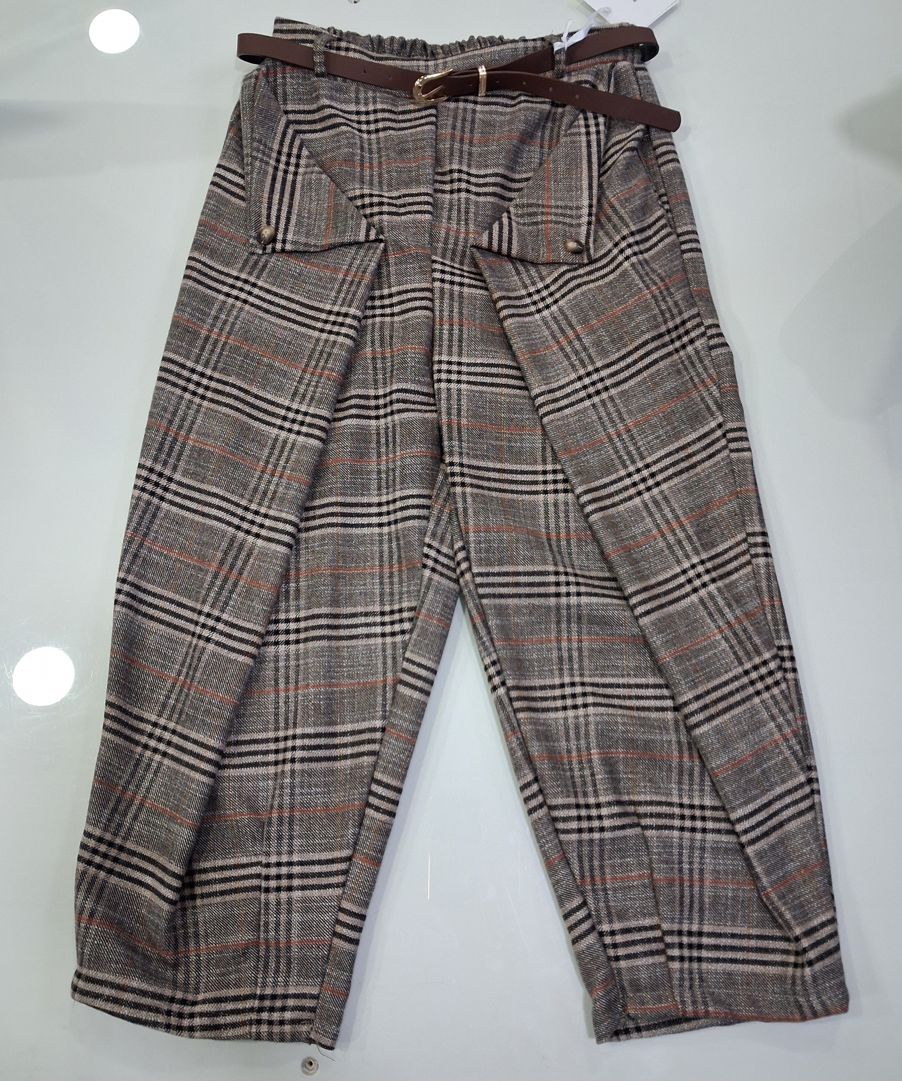 Pantalón Capri cuadros