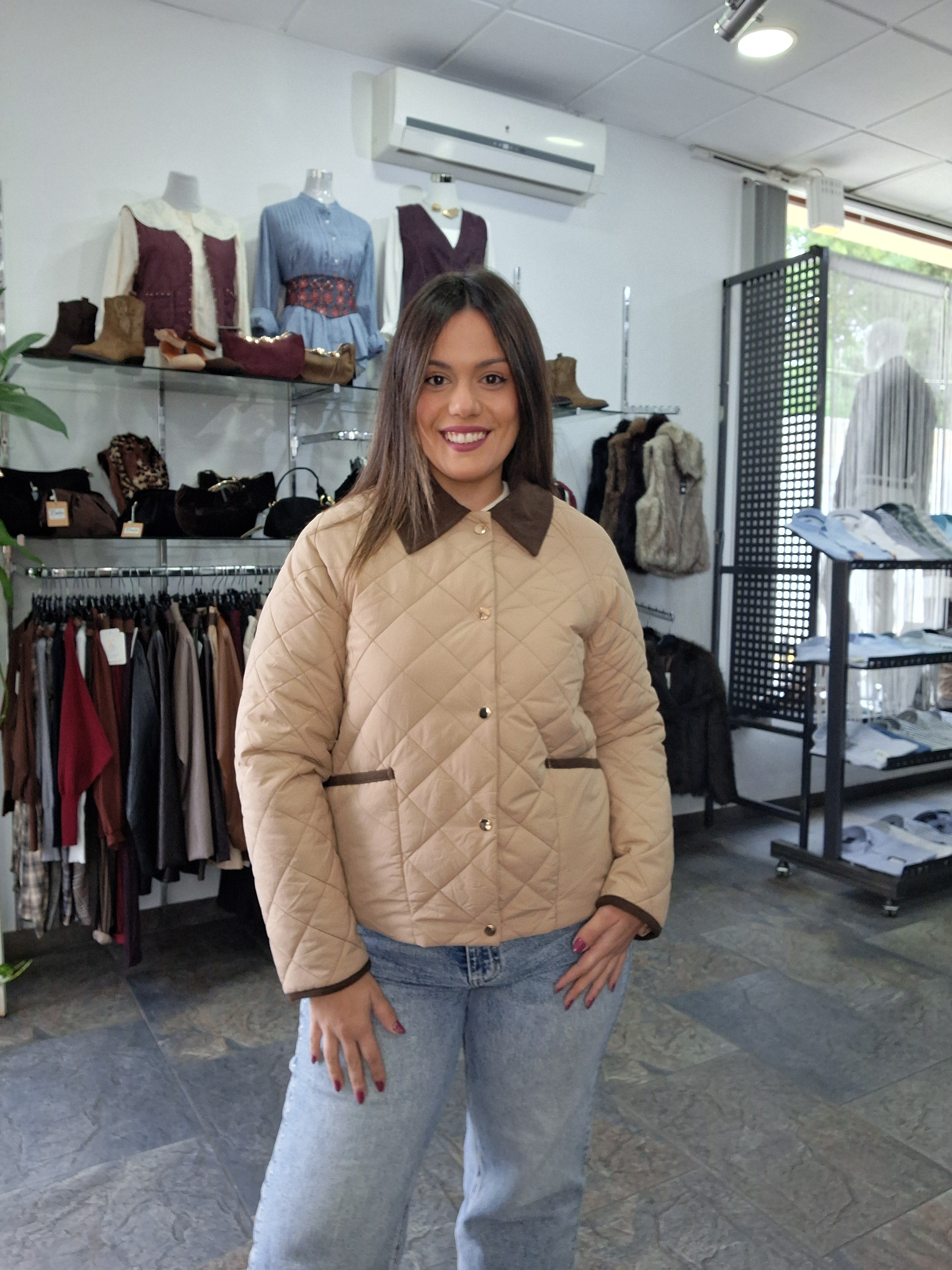 Parka cuello pana