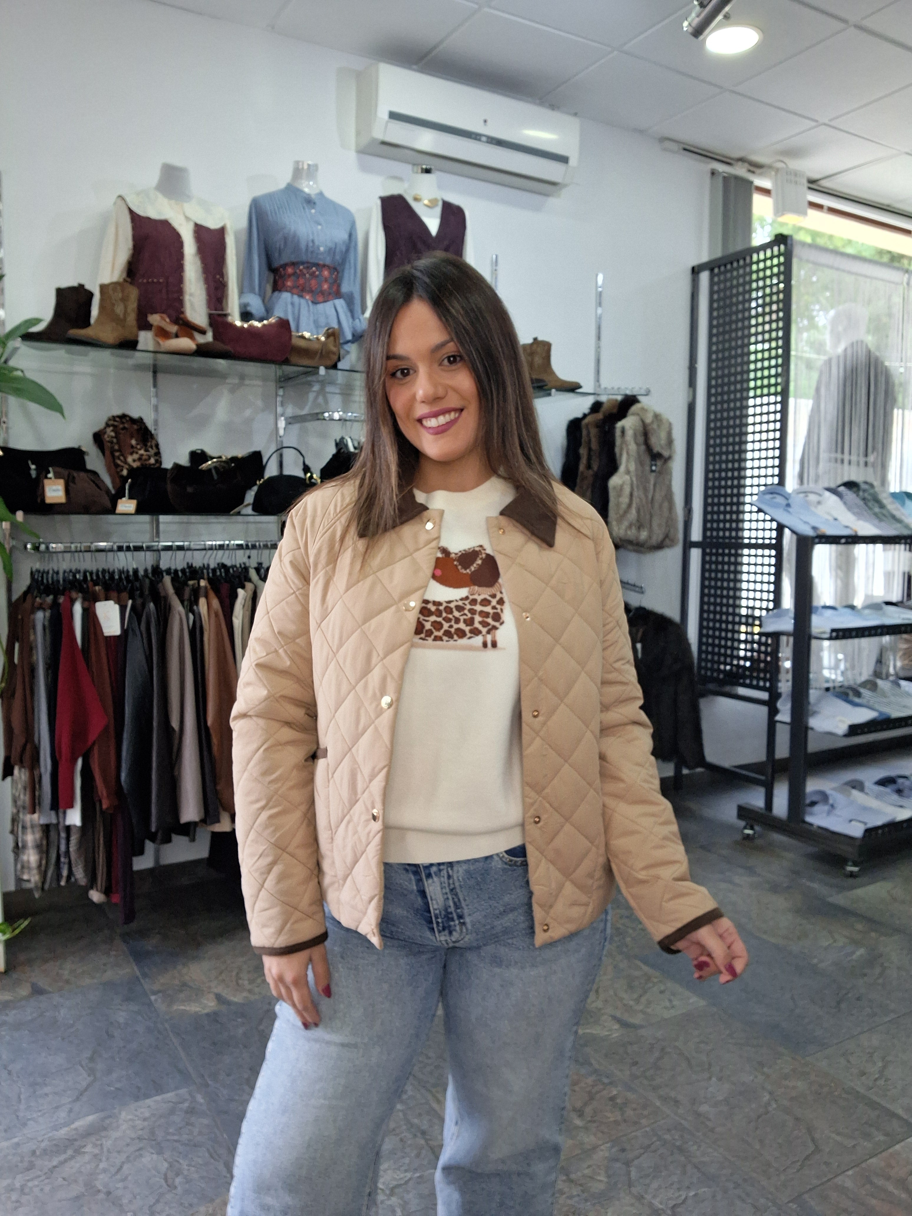 Parka cuello pana