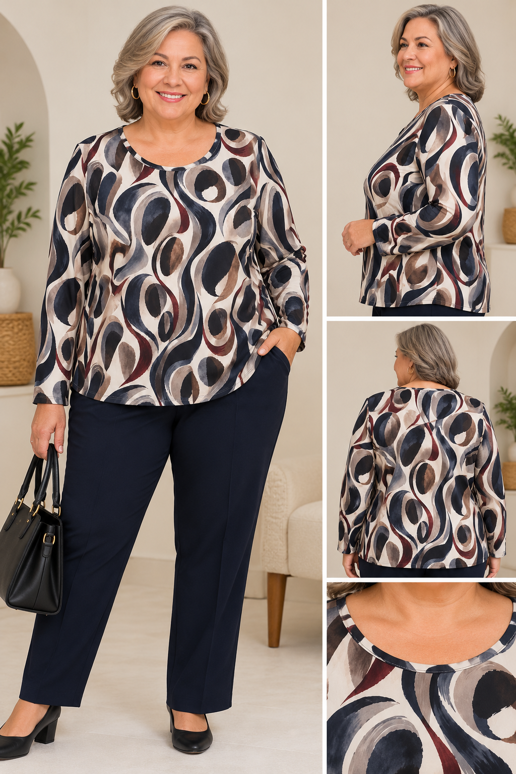 Top estampado línea blanca
